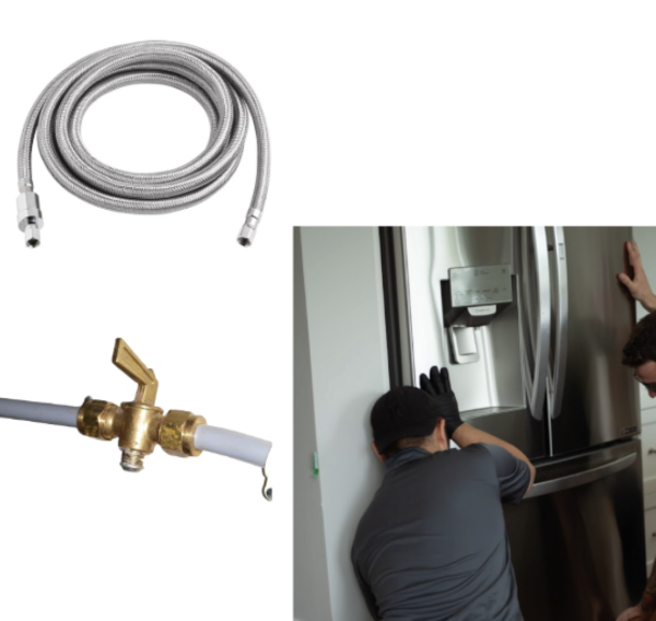 Fridge Line Connection with New Shut-Off Valve Add-On Pricing